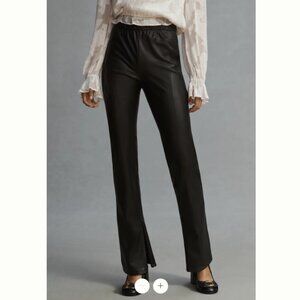 Anthropologie Pilcro Glasgow Faux Leather Skinny Pants Size 27P NWT (Flaw)